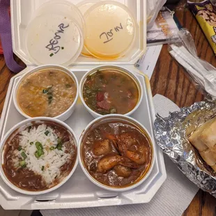 Cajun sampler