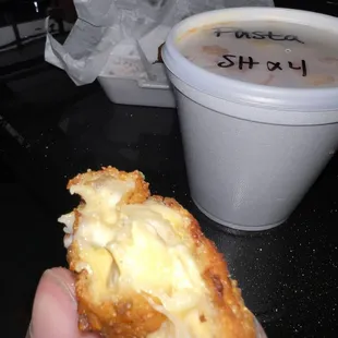 Ma n Cheese Bites