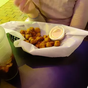 Fried okra!