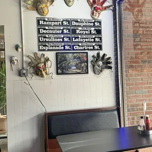 Bar sitting area