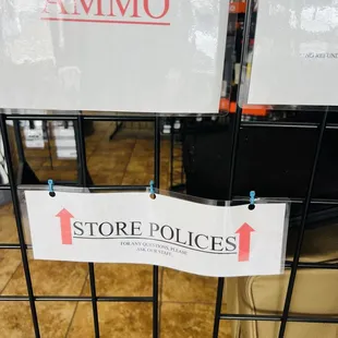 Store policy