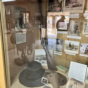 Billy the Kid's rifle, pistol, and other stuff