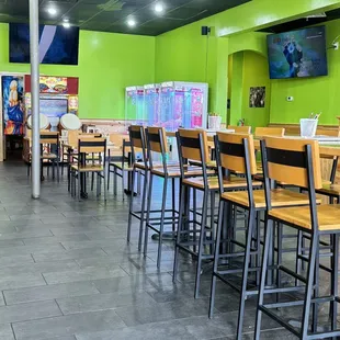 Claw games in the back!