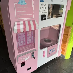 Fun cotton candy machine!