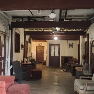 Very cool. This place has potential. Our room on the left is #5