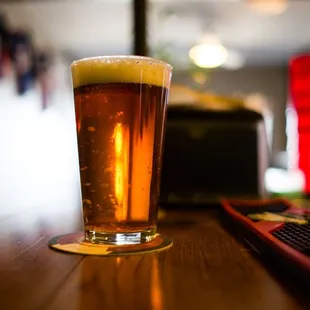 Variety Of beers on tap and in cans and bottles!