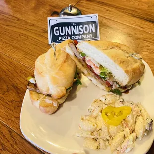 New Bentley sandwich. Made with a hot Italian sausage patty