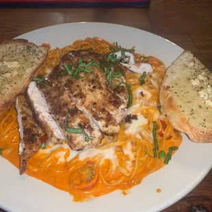 cajun chicken pasta-Always more then I can finish, but definitely don't mind leftovers when it comes to this!