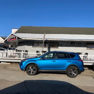 Side of restaurant/bar