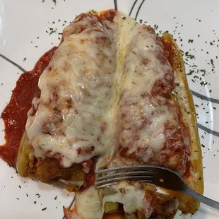 Stuffed banana peppers