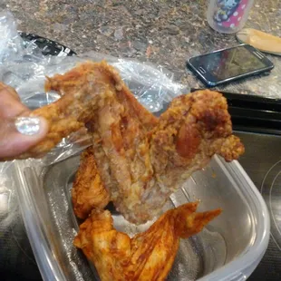Decent wing size. What's in the seasoning?