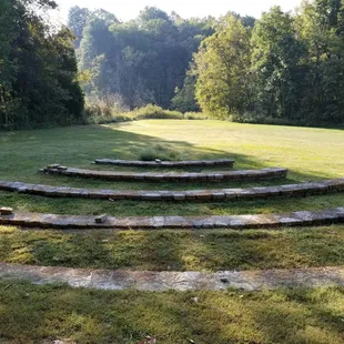 Remote stone benches