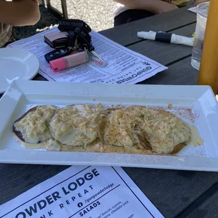 Fried green tomatoes