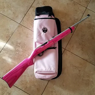 My new, beautiful Ruger 10/22 takedown.