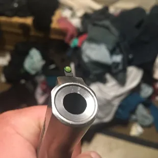 Scratched muzzle. Brand new gun.