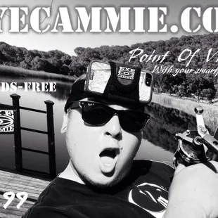 On sale here , now at guns,fish and other stuff , the Eyecammie ,POV. (Point of view) for your smartphone .