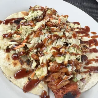 Hot Cleveland Polish Boy Flatbread