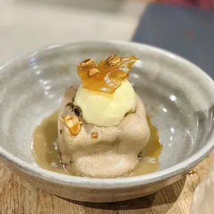 COKE. BOILED PEANUT ICE CREAM. DATE CAKE. TOFFEE. My favorite dessert of the night. So unique and amazing.