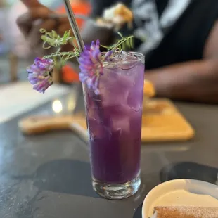 Lavender cocktail