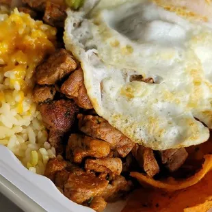 Steak chilaquiles