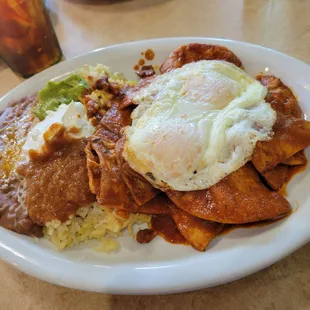 Chilaquiles breakfast