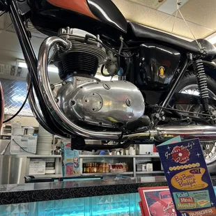 Inside the diner