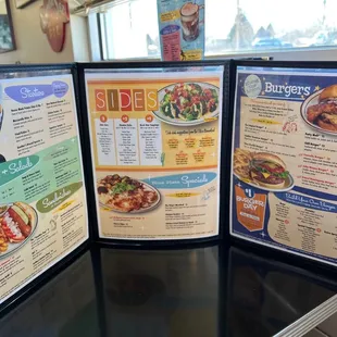 The menu