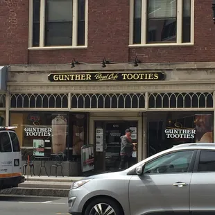 the front of the store