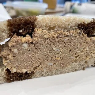 Chopped Chicken Liver Sandwich--so good