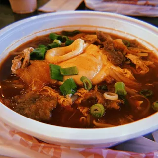 Beef Kimchi Udon Noodles