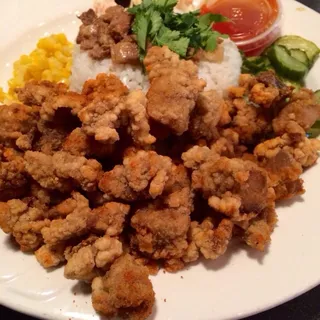 17. Popcorn Chicken with Rice