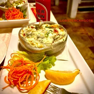 This is the lobstercargot. Forgive my spelling.  So buttery