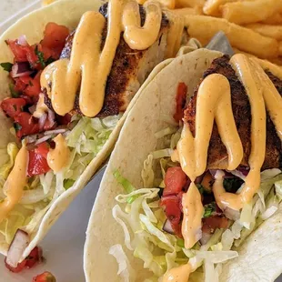 Fresh Mahi Tacos (blackened) | Instagram: @telephonesmoothie