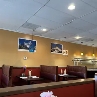 the interior of a restaurant