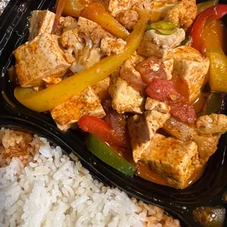 Tofu Tibs Plate