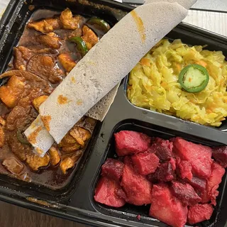 Awaze Chicken Tibs Plate