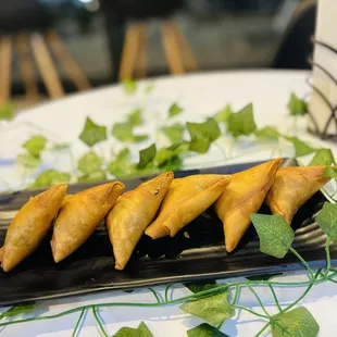 a close up of a plate of food
