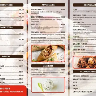 menu, sushi and sashimi