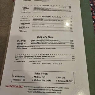 Menu December &apos;23