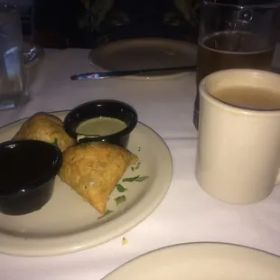 Chai Tea and Samosas