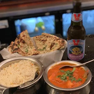 a variety of food items