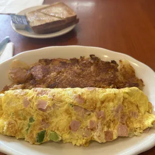 n omelet on a plate