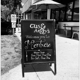 Welcome to Gus &amp; Andy&apos;s Kitchen Bar. #MontroseCA #Bnawphoto #TheWeekender