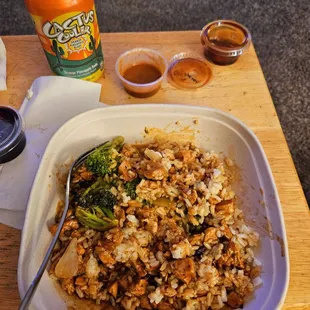This was a teriyaki chicken bowl