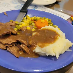 Kids roast beef  combo