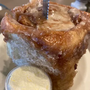 Homemade cinnamon roll