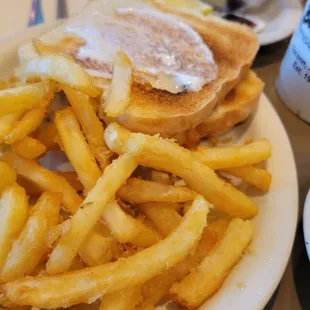 Friea and white toast
