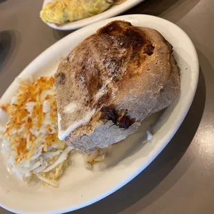 Cinnamon raisin toast
