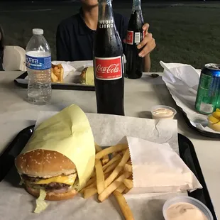 Classic charbroiled burgers like in SoCal. Definitely the best burger I&apos;ve had in Houston!!!