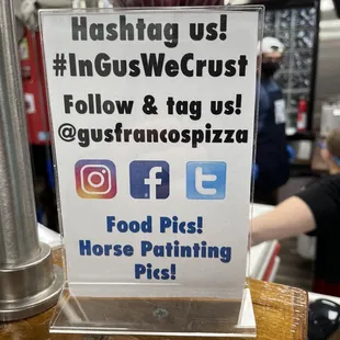 Hashtag us! Social media